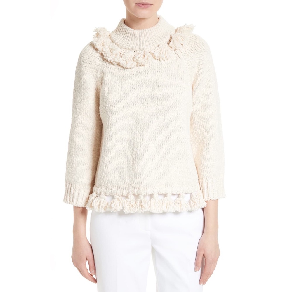 kate spade Cream Cowl Neck Sweater